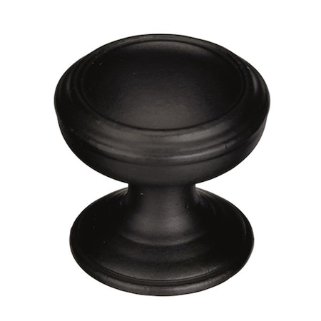 Amerock 1.25 in. Revitalize Cabinet Knob - Black Bronze A55342 BBR